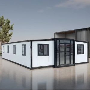 China Expandable Container House For Easy Assembly And Disassembly Steel Frame With EPS / Rock Wool Sandwich Panels on sale