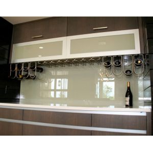 Toughened Laminated Glass Backsplash Support BS6206 Standards