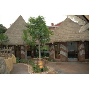 Artificial Synthetic Simulation Thatch Roof Material for Thatched Roof 500*500mm