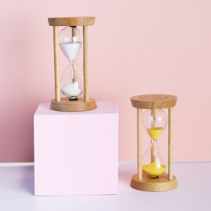 Buy cheap Classical Wooden Hourglass Sand Clock For Desktop / Bedroom from wholesalers