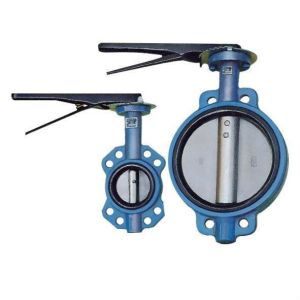 Buy cheap Sell CF8 Di Ci EPDM PTFE Strong Acid Ductile Iron Lever Operated Wafer Butterfly Valve from wholesalers