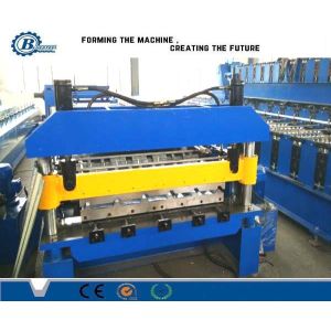 Buy cheap PLC Controlled Roof Panel Roll Forming Machine For 0.3 - 0.8mm Forming Thickness from wholesalers