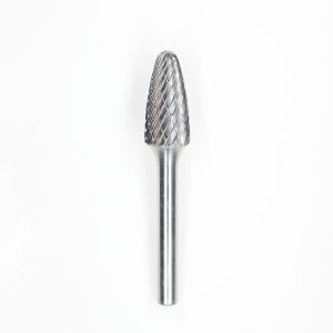 Buy cheap SF-3 Tree Shape Radius End Double Cut Tungsten Carbide Burr With 1/4'' Shank Double Cut from wholesalers