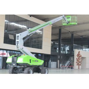 Buy cheap Manlift Telescopic Boom Lift Platform Height 27m For Factory Building from wholesalers