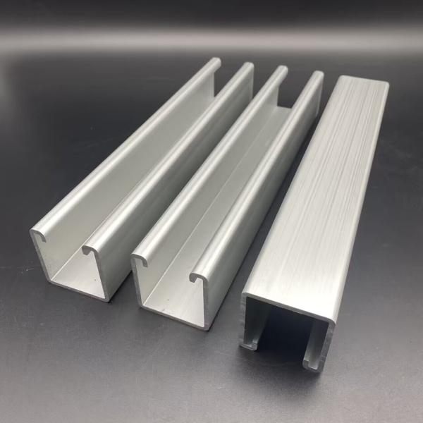 Buy cheap Solar Mounting Rails 41x41 41x21 Aluminum Channel Strut from wholesalers