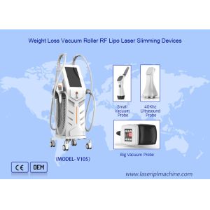 Buy cheap Vacuum Roller Therapy 4 In 1 Cavitation 40k Machine Rf Fat Removal from wholesalers