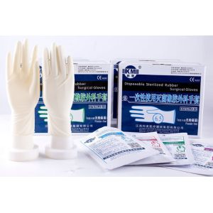 Buy cheap Disposable Non Hazardous Latex Surgical Gloves EO Sterilization from wholesalers