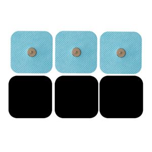 Buy cheap QS-TECH physical therapy electrode pad 5x5cm snap button electrode from wholesalers