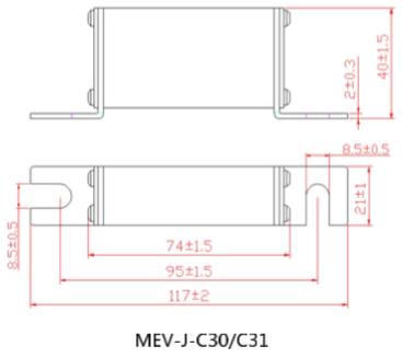 Dissmann MEV-J 1000VDC Fuse Ceramic Automotive Fuses for EV Charger made in China