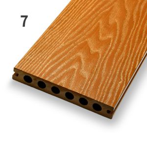 Outdoor Composite Decking Hollow Profile WPC Hollow Decking Boards