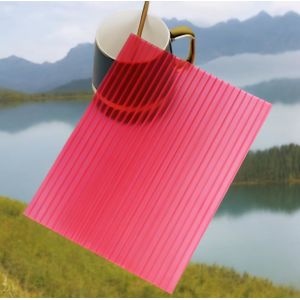 Buy cheap 8mm Red Polycarbonate Hollow Sheet Lightweight Durable Versatile In Construction from wholesalers