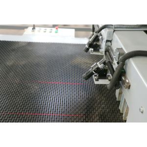 Twin Blade Board Edger Circular Sawmill With Infrared Light For Positioning