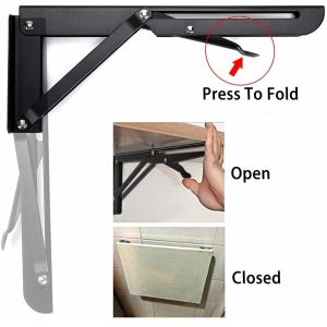 Buy cheap Space Saving Collapsible Shelf Bracket Heavy Duty Folding Bracket for Table Work Bench from wholesalers