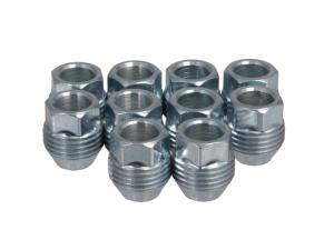 Buy cheap Stable External Dual Thread Lug Nuts 12x1.5 Zinc Nuts With 19 Millimeter Hex product