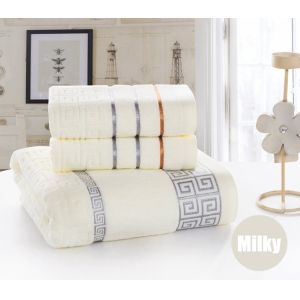 Buy cheap 3Pcs Towel set Cotton Beach Bath Face Towel Set for both Adults and Baby Bath Towel Set from wholesalers