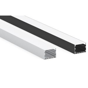 Buy cheap 65mm x 35mm Aluminum Profile LED Linear lighting with Led Strip Recessed Type with PC or Milky Cover from wholesalers