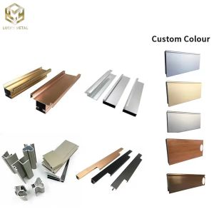Various Surface Treatment 1% Tolerance Kitchen Cabinet Handle Hardware Profile