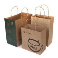 Buy cheap Different Size Versatile Brown Kraft Paper Bag with Handle Eco-friendly Highest product