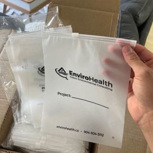 Buy cheap Custom Print Biodegradable Frosted Transparent Plastic Slide Zip Self Seal Plastic Bags With Logo For Packing Clothes from wholesalers