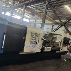 QK1332 Automated Thread Cutting CNC Lathe Pipe Threading Machine For Oil Pipe