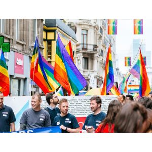 Buy cheap 3X5 RAINBOW Double Sided FT POLYESTER FLAG GAY PRIDE from wholesalers