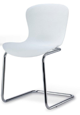 Quality modern plastic dining chair with metal leg for sale