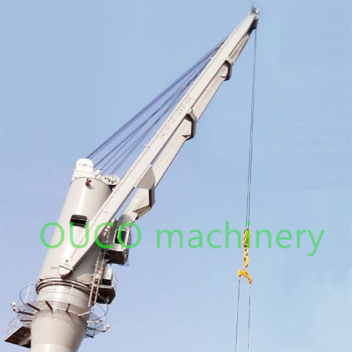 Buy cheap 20m Customized 25t Knuckle Boom Pedestal Marine Cranes from wholesalers