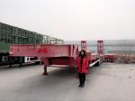 Buy cheap Super 100 tons low bed trailer to transport a excavator and bulldozer from wholesalers