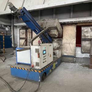 0～99 Adjustable Degassing Time Crane Lifted In-line Rotary Degassing Unit For