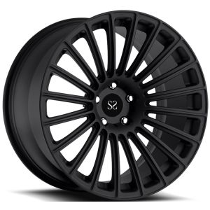 China Matt Black Multi Spokes Forged 1PC Aluminum Alloy Rims 22x10 For Mercedes Benz Amg W463 on sale