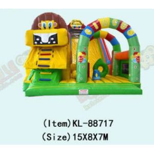 Buy cheap Small Commercial Bouncy Castle With Slide Children Playground from wholesalers