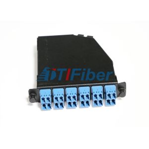 Buy cheap Singlemode MPO Fiber Optic Cassette With LC Duplex Optical Fiber Adapter from wholesalers