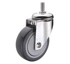 Buy cheap Stainless Steel PU Caster Threaded from wholesalers