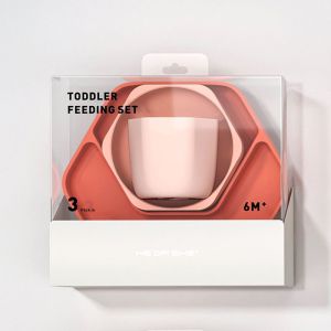 Buy cheap HEORSHE Non Slip Texture Hexagon Shaped Baby Plate And Bowl from wholesalers