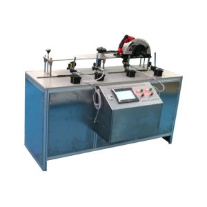 Buy cheap PLC Two Stations Circular Saw Switch And Lower Guard Endurance Test Equipment from wholesalers