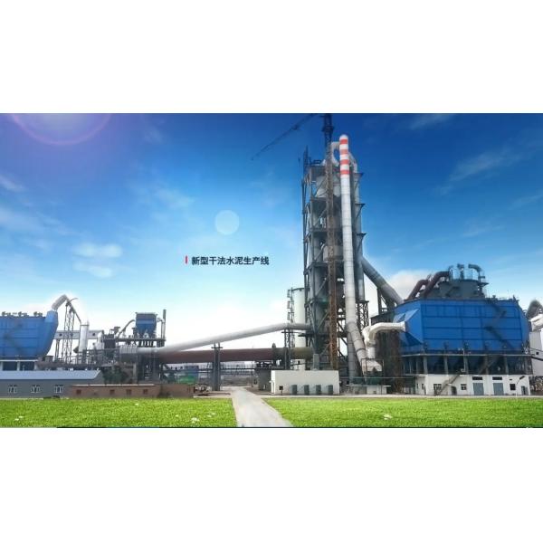 Quality Dry Process Cement Factory 100tph Clinker Grinding Station With Ball Mill for sale