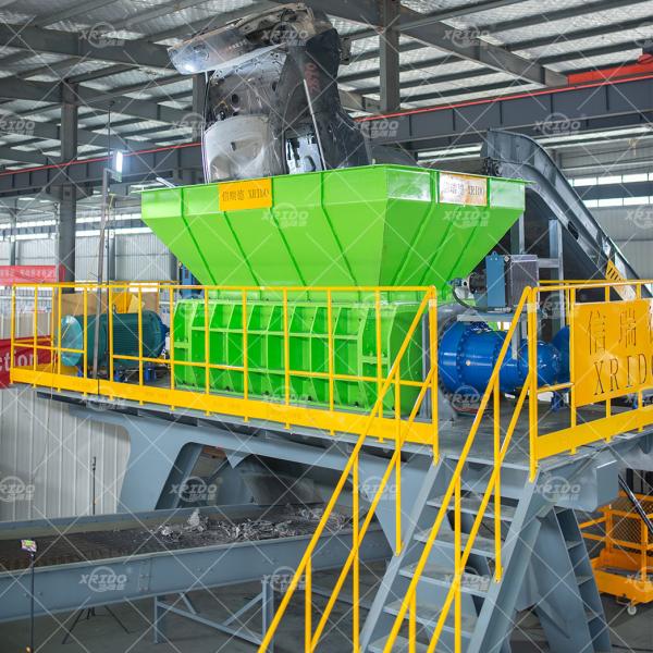 Quality New Scrapped Cars Metal Recycling Plant Car Frame Shredder Car Shell Shredder for sale