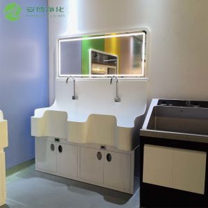 Chemical Resistance DuPont Hand Wash Sink with Soap dispenser Scrub Sinks