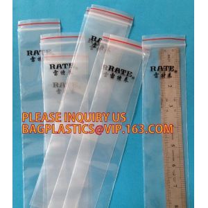 Eco Friendly Resealable Small to Large Flat Food Packaging Clear Transparent PE