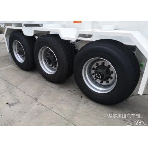 3 Axles Flat Bed Semi Trailer with Anti-rust Chassis Surface and Semi-Trailer
