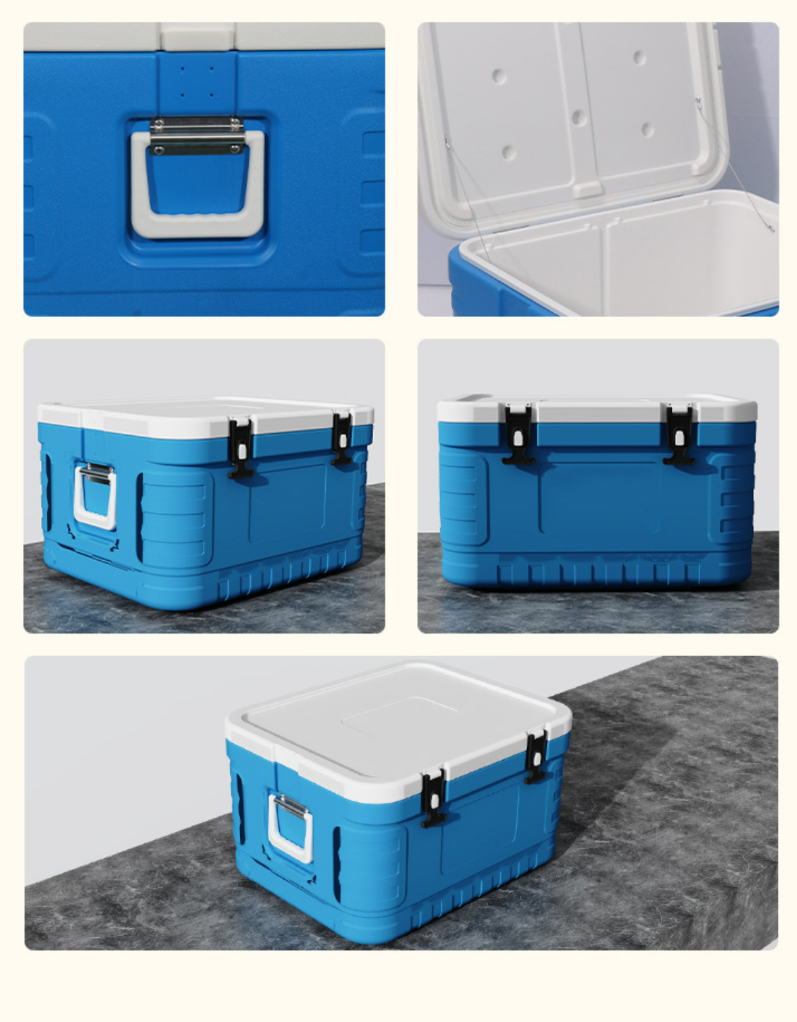 Buy cheap FS-85L Ice Cooler Box with 400*250*278mm External Dimensions and 327*167*205mm Internal Space for Camping and Outdoor Use from wholesalers