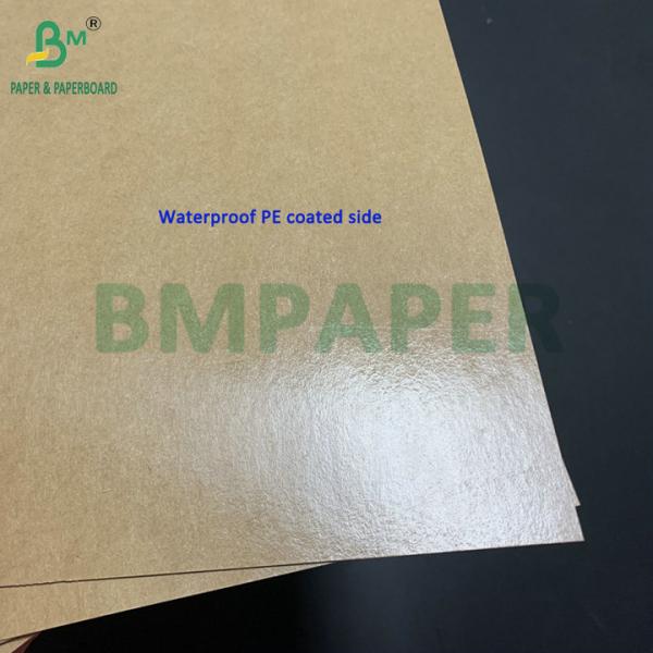 Greaseproof 15g PE Coated 250g 270g Kraft Paperboard For Takeaway Food Box Greaseproof 15g PE Coated 250g 270g Kraft Paperboard For Takeaway Food Box