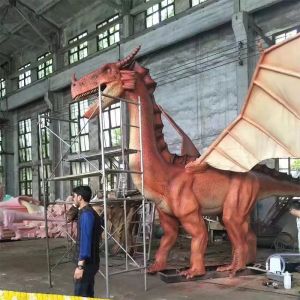 Buy cheap Mechanical Animatronic Dragons Waterproof Theme Park Dinosaur from wholesalers