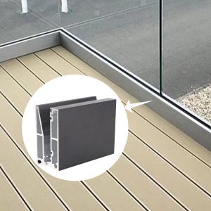 Buy cheap Minimalist Style Glass Railing System Clear Laminated Frameless Tempered Glass for Deck from wholesalers