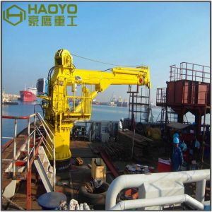 Buy cheap Hydraulic Telescoping Boom Crane Extension Project Marine Ship Deck Crane from wholesalers