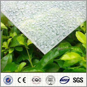100% Virgin Bayer Sun Polycarbonate Diamond Sheet , PC Embossed Sheets With 35J
