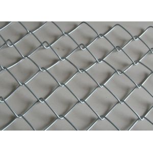 Buy cheap 30m Woven Chain Link Mesh Fence / Galvanized Diamond Wire Mesh from wholesalers