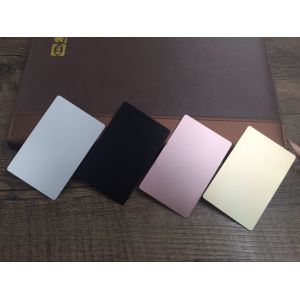 Buy cheap Engraved Metallic Print Aluminium Business Cards , Elegant Metal Visiting Card from wholesalers