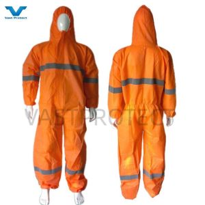 Customization Offers Disposable Bi Color Industrial Coveralls with Customized