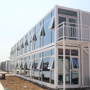 Buy cheap Office Living on Construction Site Flat Pack Container House with Customized Color from wholesalers
